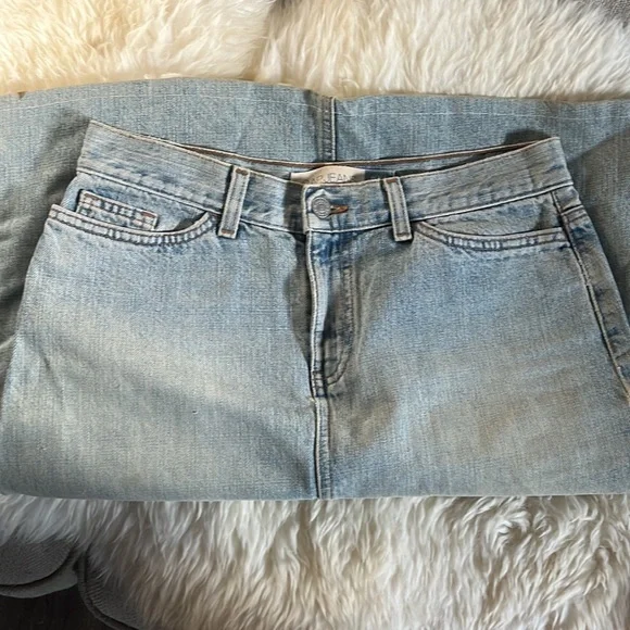 90s vintage Denim GAP skirt Sz 4. Light wash - Picture 8 of 8